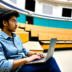 **

A student actively listening in a lecture hall, taking notes using a colorful mind map on their laptop. Focus on their attentive expression and the visual representation of the information. They are fully clothed in modest attire. Background: university lecture hall. safe for work, appropriate content, professional, perfect anatomy, natural proportions.

**