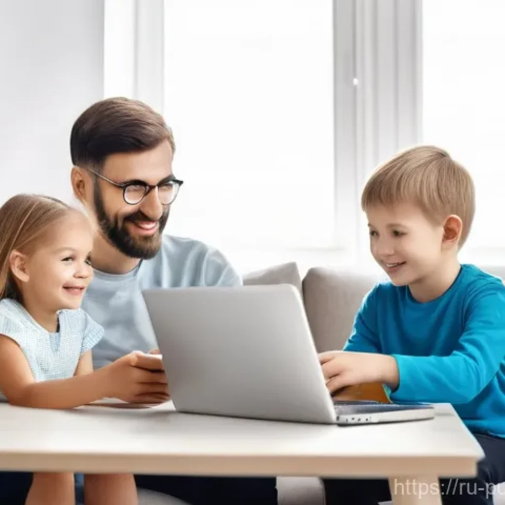 공공관리사와 관련된 최신 트렌드와 연구 주제 - **Prompt 1: Seamless Digital Government for a Modern Russian Family.**
A bright, clean, and comf...