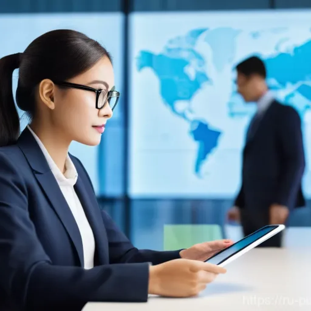 공공관리사 필기시험 준비를 위한 추천 자료 - **Prompt:** A modern and professional female civil servant, dressed in a smart business suit, sits a...