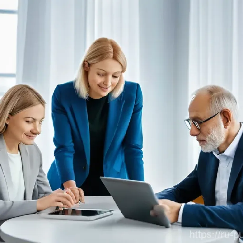 공공관리사와 관련된 법령 및 규정 최신 업데이트 - **Prompt:** "A diverse group of modern Russian citizens (a young professional in smart casual attire...