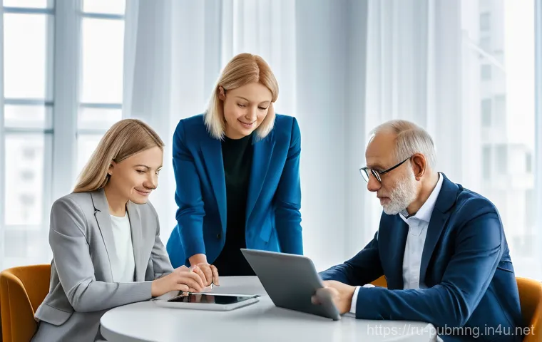 공공관리사와 관련된 법령 및 규정 최신 업데이트 - **Prompt:** "A diverse group of modern Russian citizens (a young professional in smart casual attire...