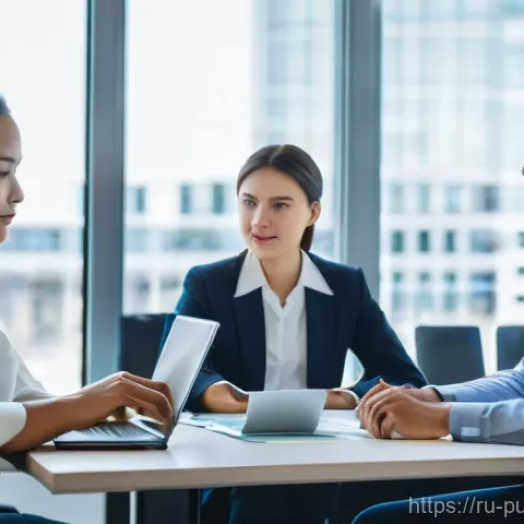 공공관리사 직무 교육 필수 코스 - **Prompt 1: Digital Transformation in a Government Office**
"A bright, modern government office ...