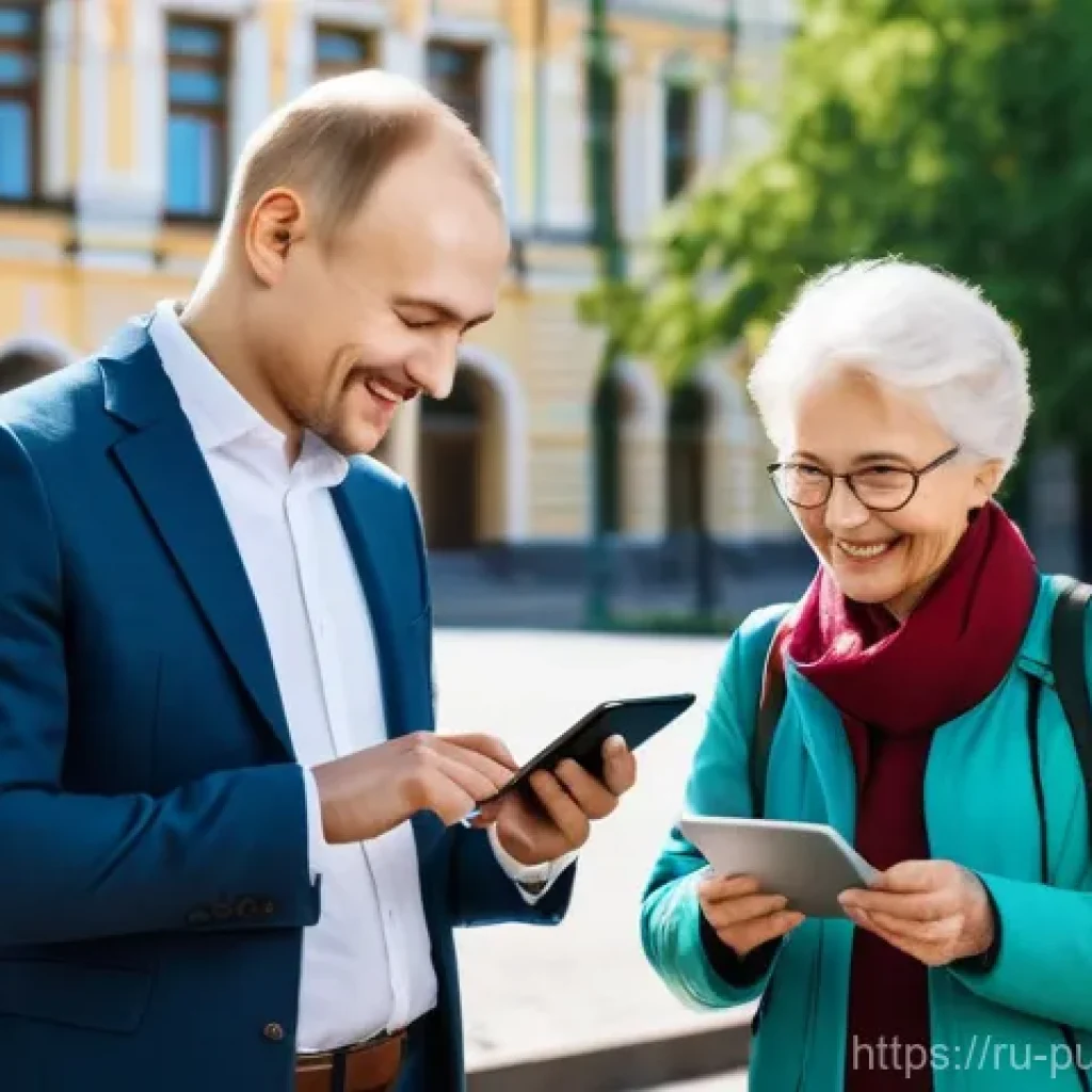 공공관리사 관련 논문 및 연구 자료 - **Digital Public Services for All in a Modern Russian City**

    **Prompt:** A vibrant, sunlit scen...