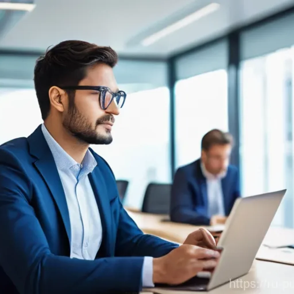 공공관리사 자격증의 경쟁력과 활용 가능성 - **Prompt 1: The Digital Innovator in Public Service**
"A diverse, professional-looking public ad...