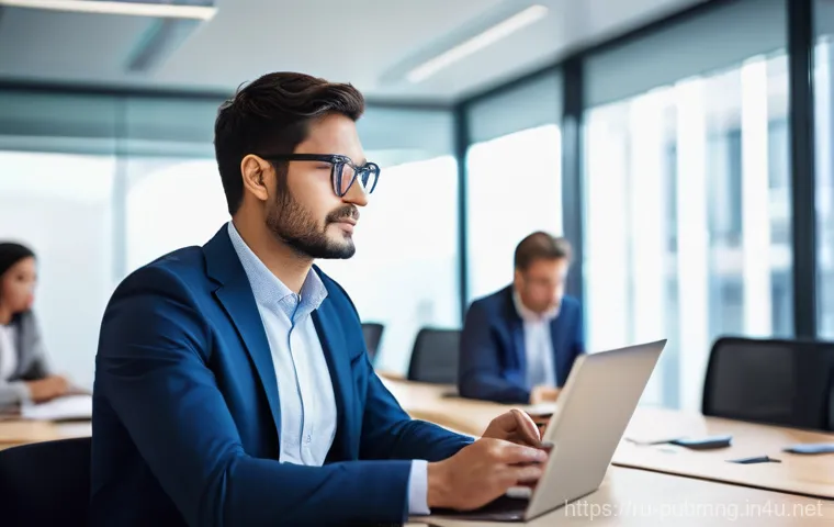 공공관리사 자격증의 경쟁력과 활용 가능성 - **Prompt 1: The Digital Innovator in Public Service**
"A diverse, professional-looking public ad...