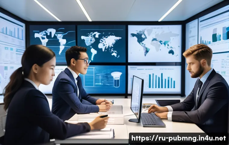 공공관리사 실기시험에서 자주 나오는 문제 분석 - **Prompt:** A group of diverse public servants (men and women, 30s-50s, professionally dressed in mo...