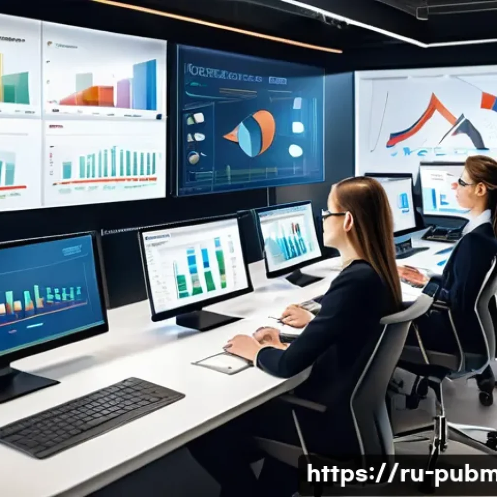 공공관리사 실무에서 자주 사용하는 소프트웨어 - A modern office environment showing diverse professionals collaborating on a sleek digital platform ...